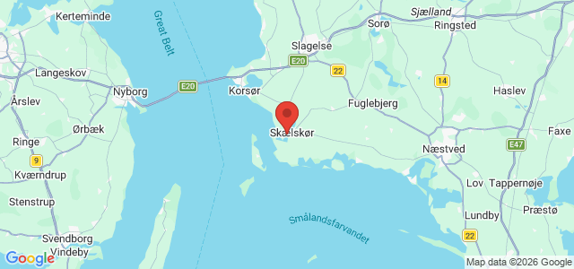 Kort over Vrag. Skælskør Havn SW