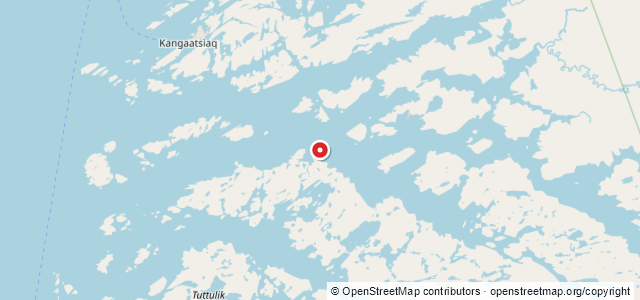 Kort over Vrag. Grønland. Kangaatsiaq SE
