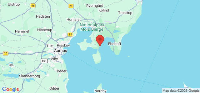 Kort over Sejlbåd. Ebeltoft Vig