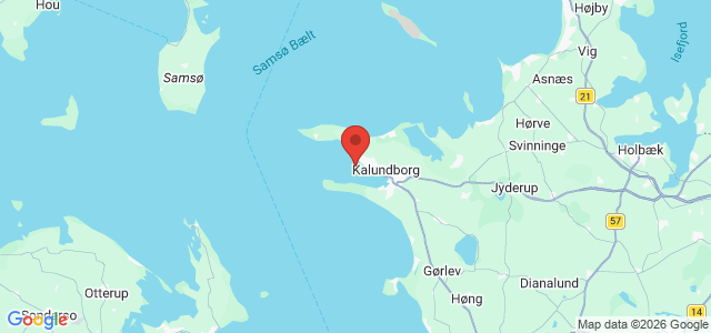 Kort over Vrag. Kalundborg Fjord