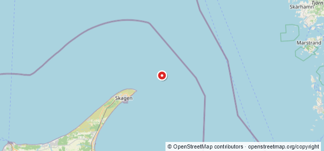 Kort over Vrag. Skagens Rev NW
