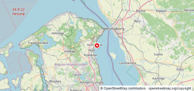 Kort over Sejladshindringen. Sletten NE