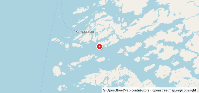 Kort over Vrag. Grønland. Kangâtsiaq SE