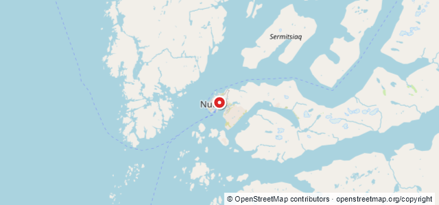 Kort over Vrag. Nuuk (Godthåb) Havn E. Lystbådehavnen E