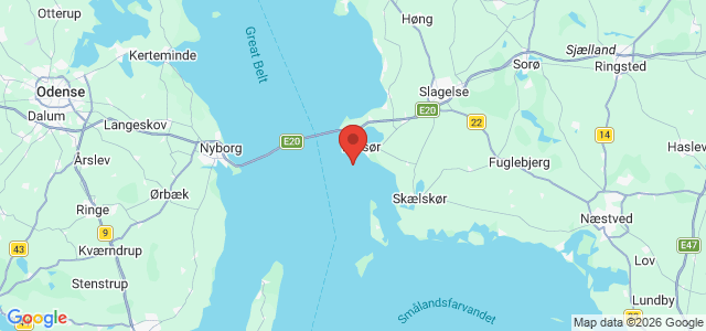 Kort over Vrag. Korsør S