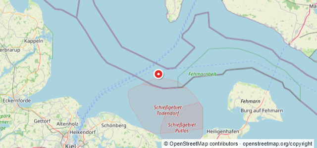 Kort over Trækutter. Langeland S