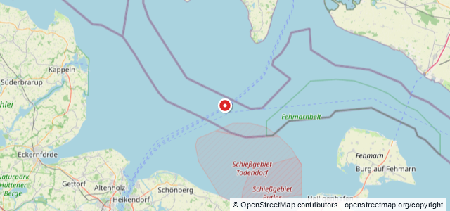Kort over Vrag. Langeland SSW
