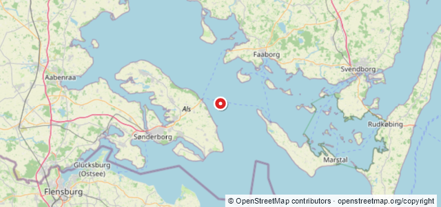 Kort over Vrag. Lyø SW