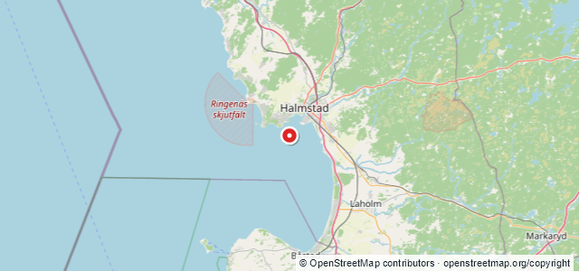 Kort over Porjus, Halmstad