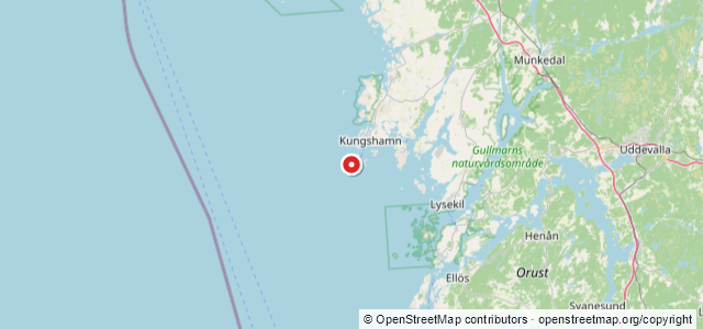 Kort over S:T Helena, Sotenäs