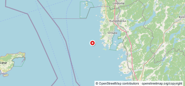 Kort over Dana, Kungsbacka