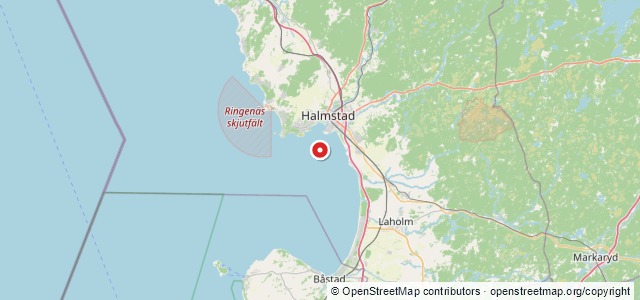 Kort over Excelsior, Halmstad
