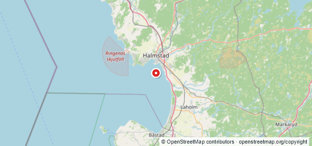 Kort over Almy, Halmstad