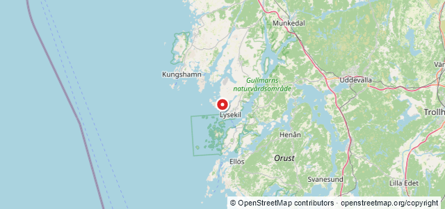 Kort over Hugo, Lysekil