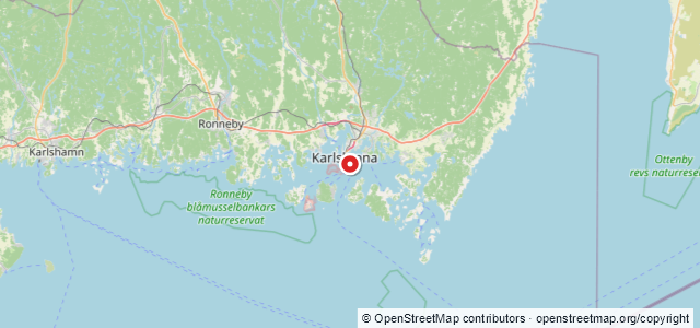 Kort over Jägaren, Karlskrona
