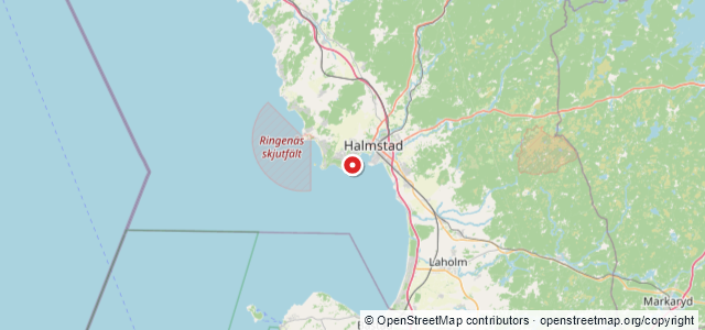 Kort over Britta, Halmstad