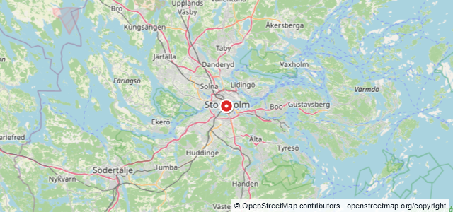 Kort over Pråmen S.S.No.71, Stockholm