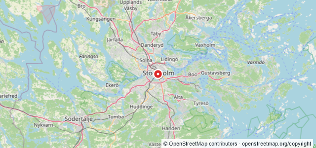 Kort over Pråmen S.S.No.71, Stockholm