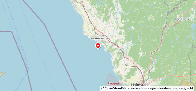 Kort over Leda, Falkenberg