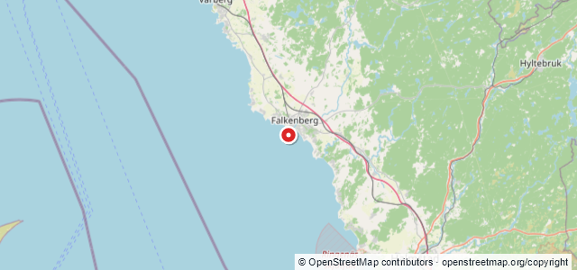 Kort over Elisabeth, Falkenberg