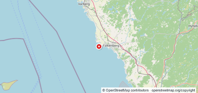 Kort over Lovisa, Falkenberg