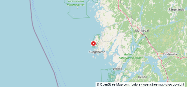 Kort over Holmestrand, Sotenäs
