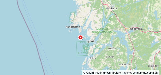 Kort over Hilding, Lysekil