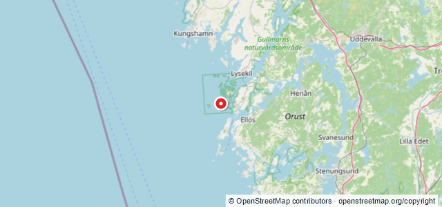 Kort over Calypso, Lysekil