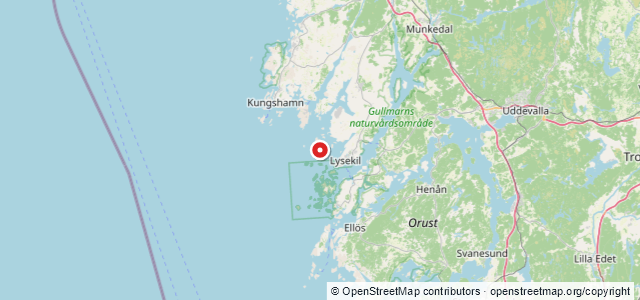Kort over Gloria Deo, Lysekil