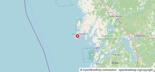 Kort over Elida, Sotenäs