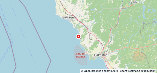 Kort over Siri, Falkenberg