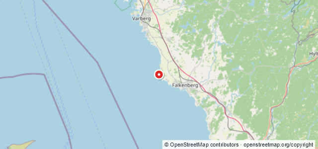 Kort over Emelie, Falkenberg