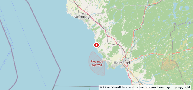 Kort over Helena, Halmstad