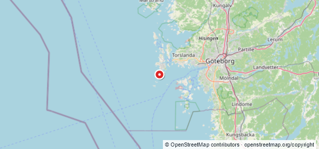Kort over Frau Metta, Öckerö