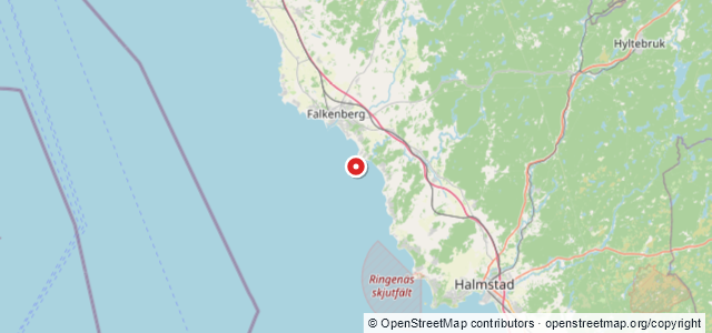Kort over Två Bröder, Falkenberg