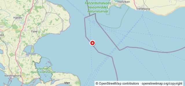 Kort over Vrag. Falsterborev S