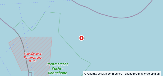 Kort over Vrag. Bornholm S. Adlergrund SE