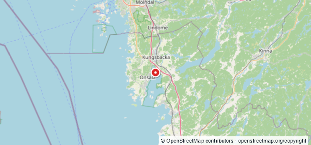 Kort over Nelly, Kungsbacka