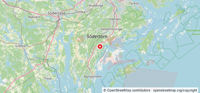 Kort over Vrak 3, Haninge