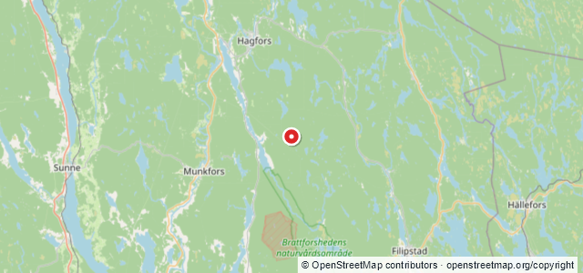 Kort over Stammebåd, Hagfors