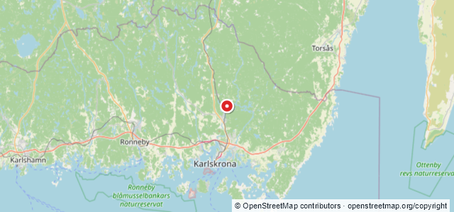 Kort over Stammebåd, Karlskrona