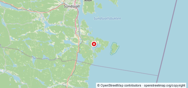 Kort over Pramme, Sundsvall