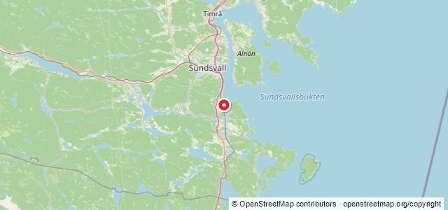 Kort over Vrag, Sundsvall