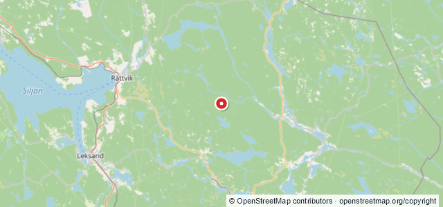 Kort over Stammebåd, Leksand