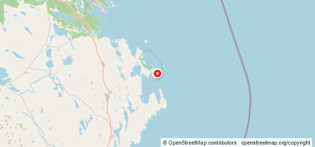 Kort over Barsviken, Skellefteå