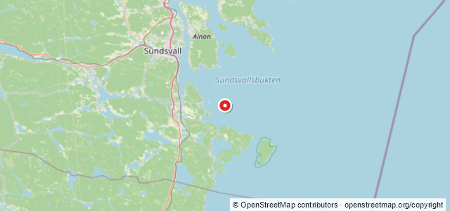 Kort over Sende-Manden, Sundsvall