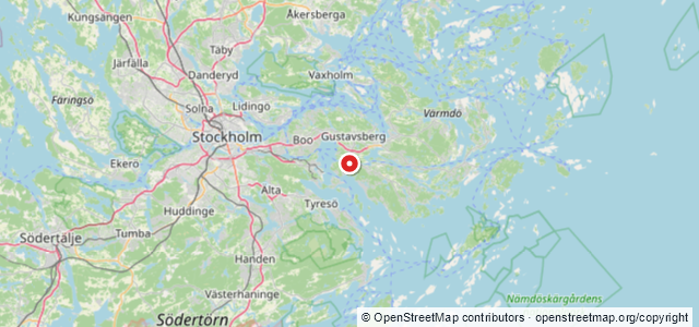 Kort over Vrag, Värmdö