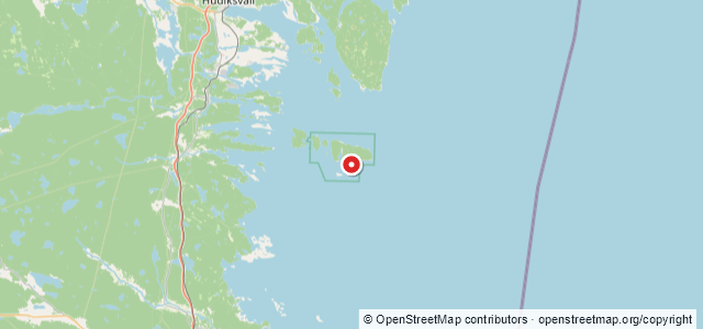 Kort over Carl Gustaf, Hudiksvall