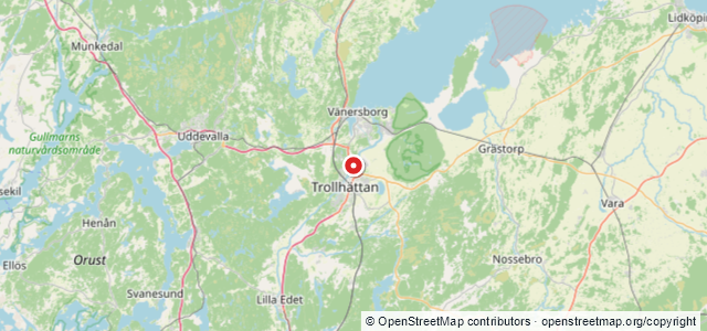 Kort over Vrag, Trollhättan