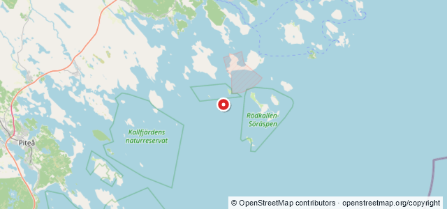 Kort over Kabeludlægningspram, Luleå